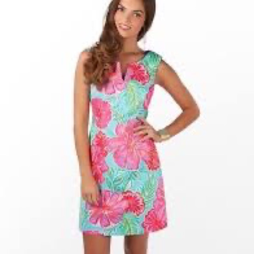 Lilly Pulitzer Taytay Dress Shorely Blue Bellina, Size 8